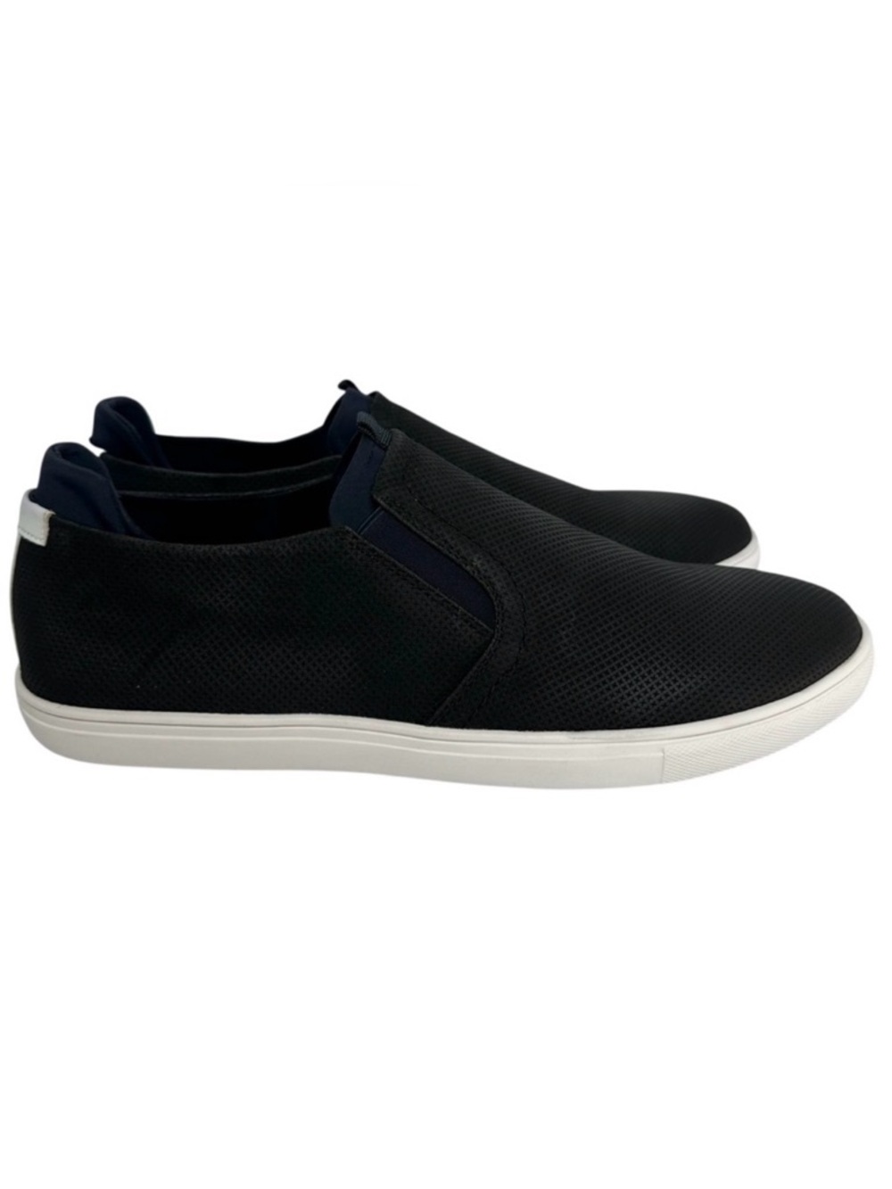 Kenneth Cole Unlisted Black/Blue Slip-On Shoes w/Rubber Wraparound Sole- Size 11